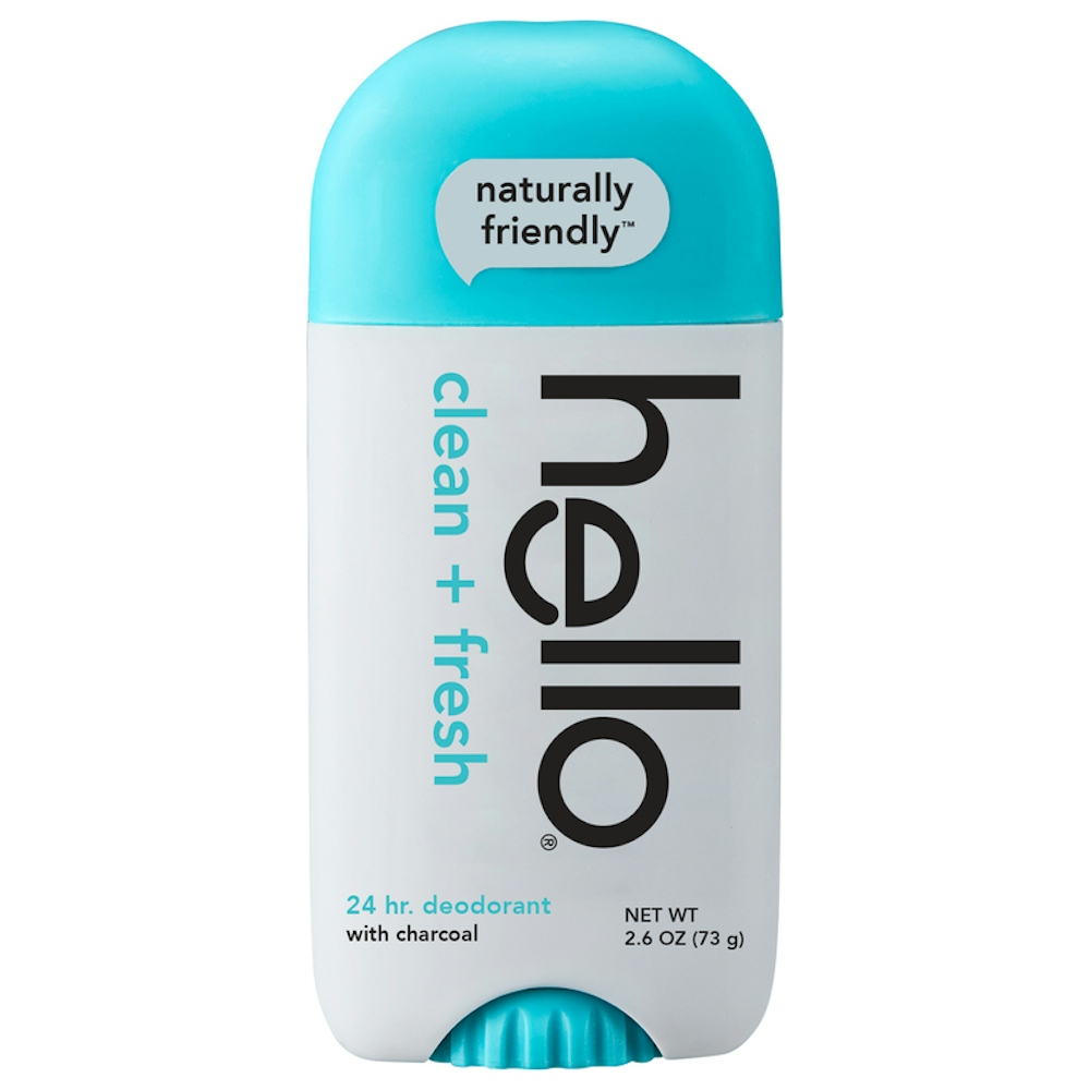 Hello Deodorant Clean Fresh With Activated Charcoal 2.6 Oz