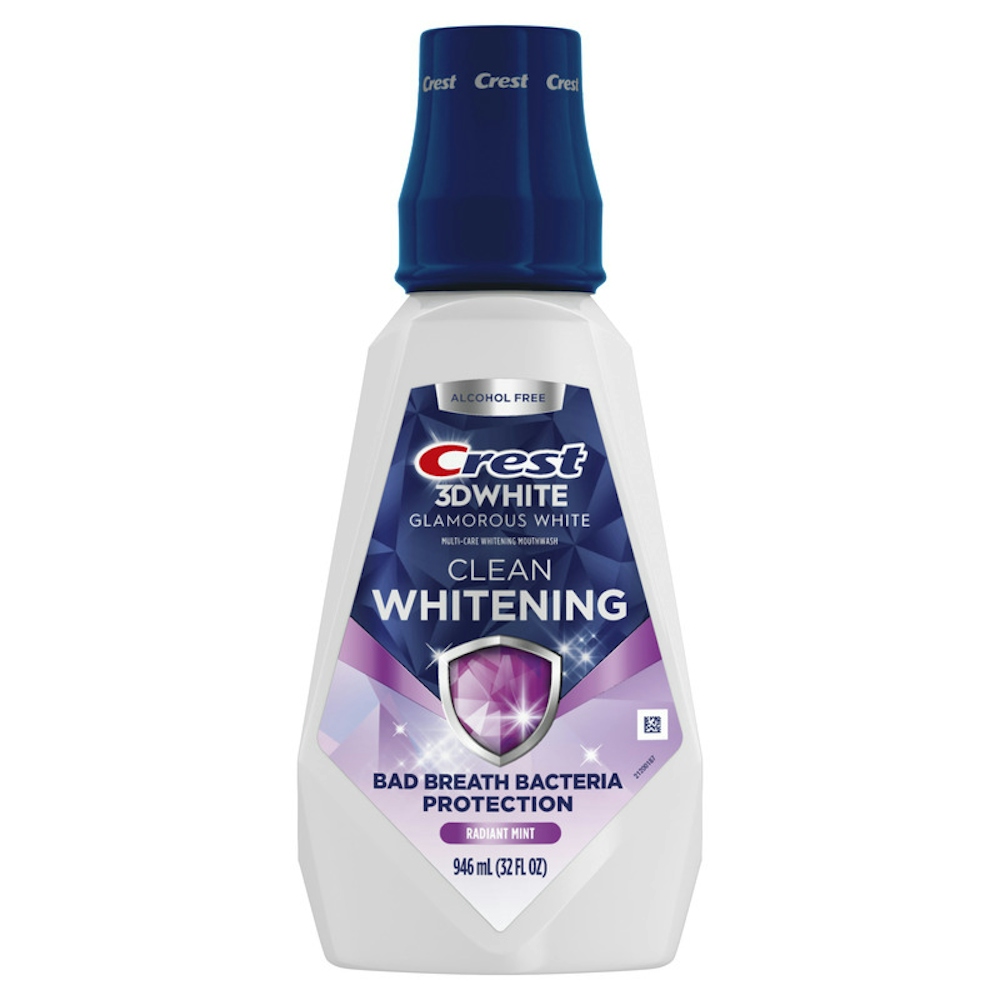 Crest Arctic Mint 3DWhite Glamorous White Alcohol Free Multi-Care Whitening Mouthwash
