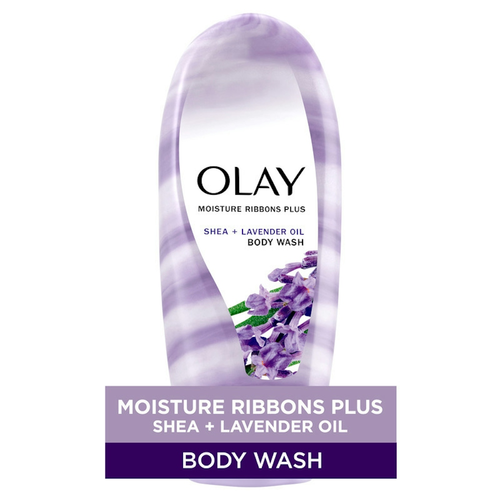 Olay Moisture Ribbons Plus Shea + Lavender Oil Body Wash - 18 Fl Oz