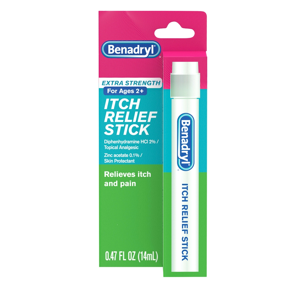 Benadryl Itch Relief Stick, Extra Strength 0.47 Fl Oz