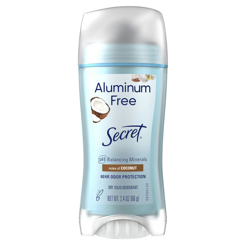 Secret Aluminum Free Deodorant For Women - Coconut - 2.4oz