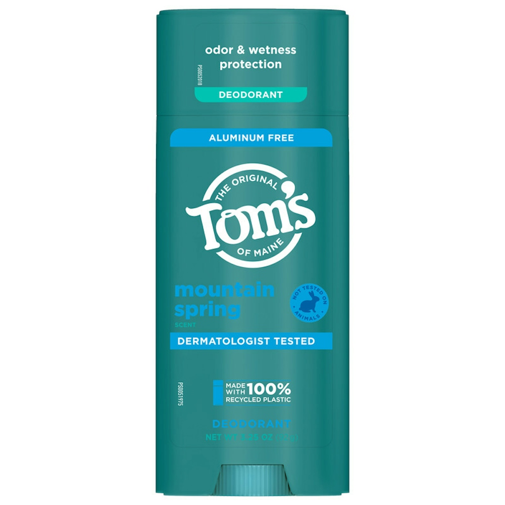 Tom's of Maine Deodorant, Mountain Spring Scent, Aluminum Free