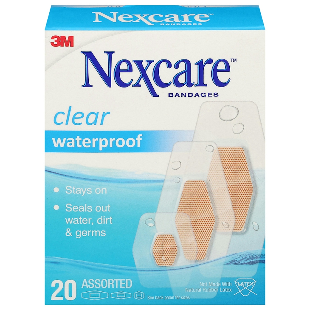 Nexcare Waterproof Bandages - Clear - Assorted Sizes