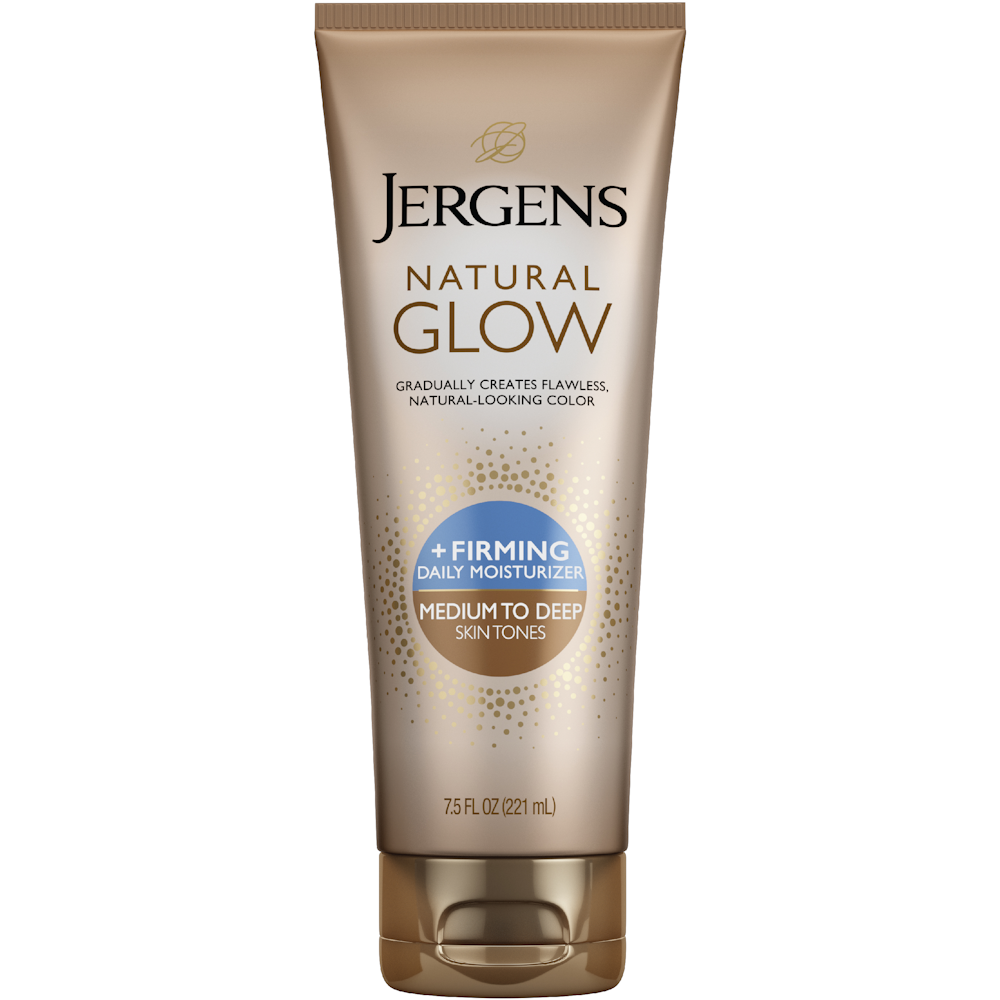Jergens Natural Glow +Firming Medium To Deep Skin Tones Daily Moisturizer 7.5 Fl Oz