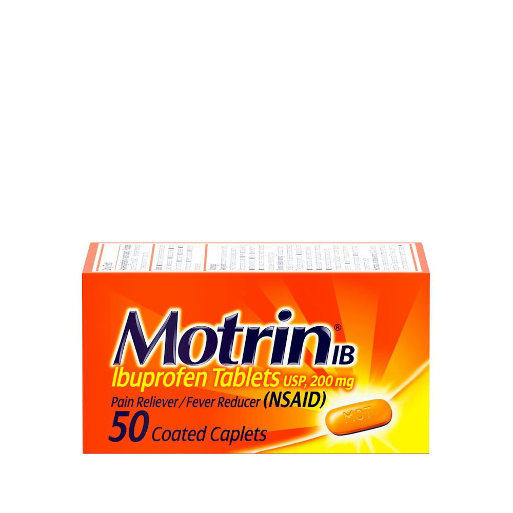 Motrin Pain Reliever/Fever Reducer, 200 Mg, Coated Caplets
