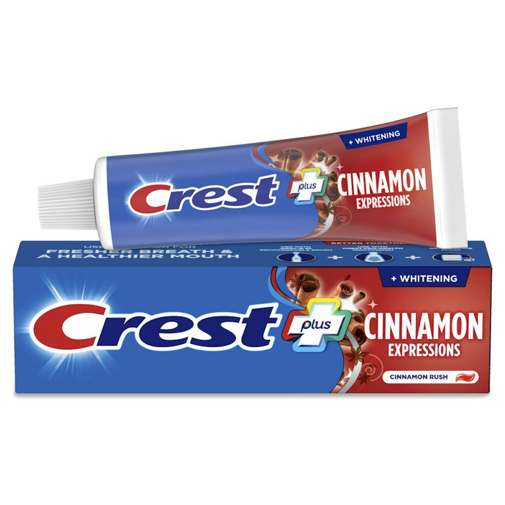 Crest Complete Plus Cinnamon Expressions Teeth Whitening Toothpaste 5.4 Oz