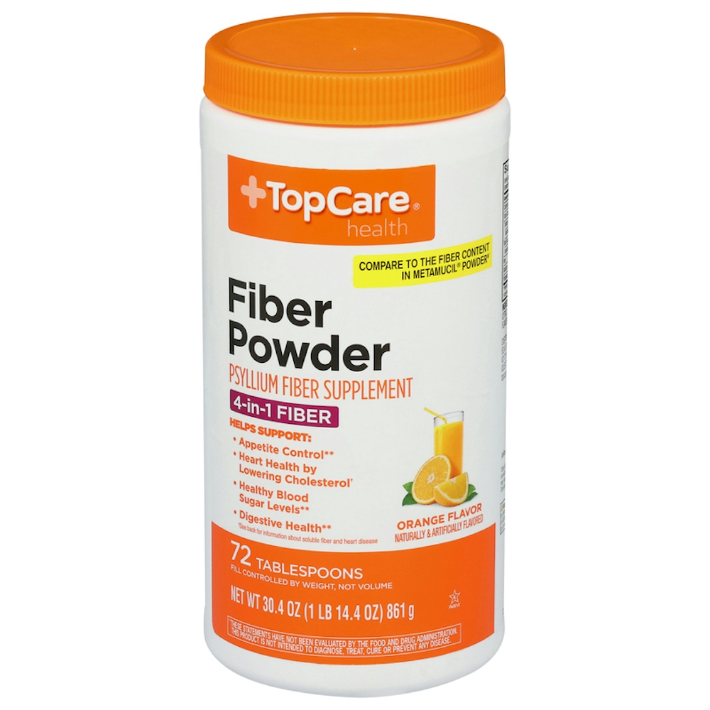 TopCare Natural Fiber Powder Orange Flavor 30.4 oz