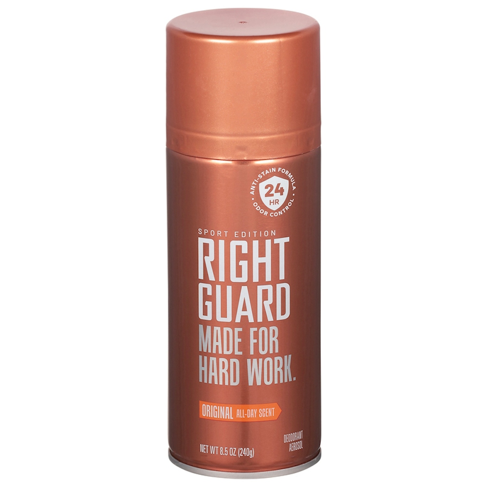 Right Guard Deodorant Aerosol, Original All Day Scent 8.5 Oz