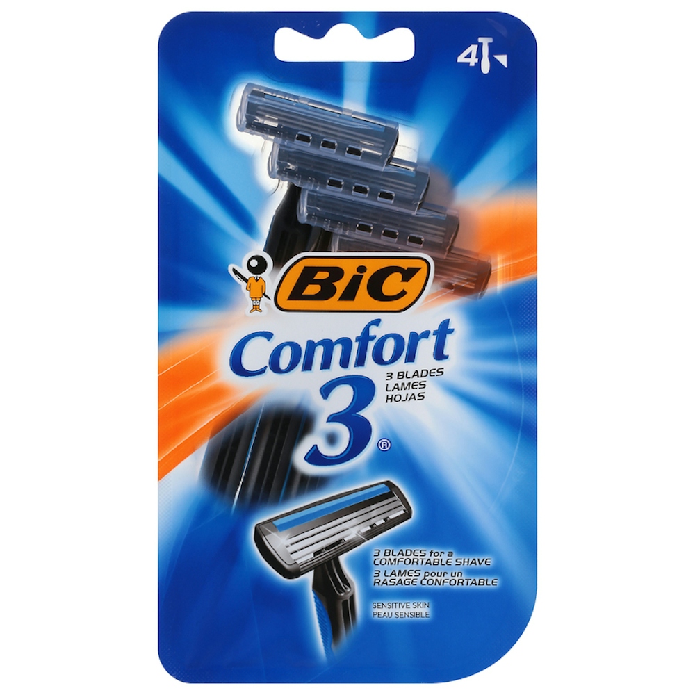 BiC Bi C Comfort 3 3 Blades Razors