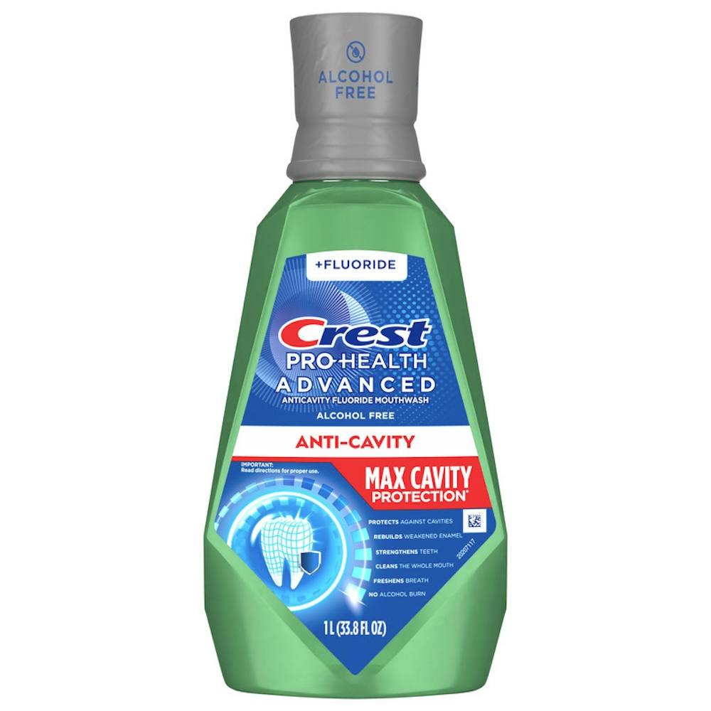 Crest Mouthwash, Anticavity Fluoride, Advanced 33.8 Fl Oz