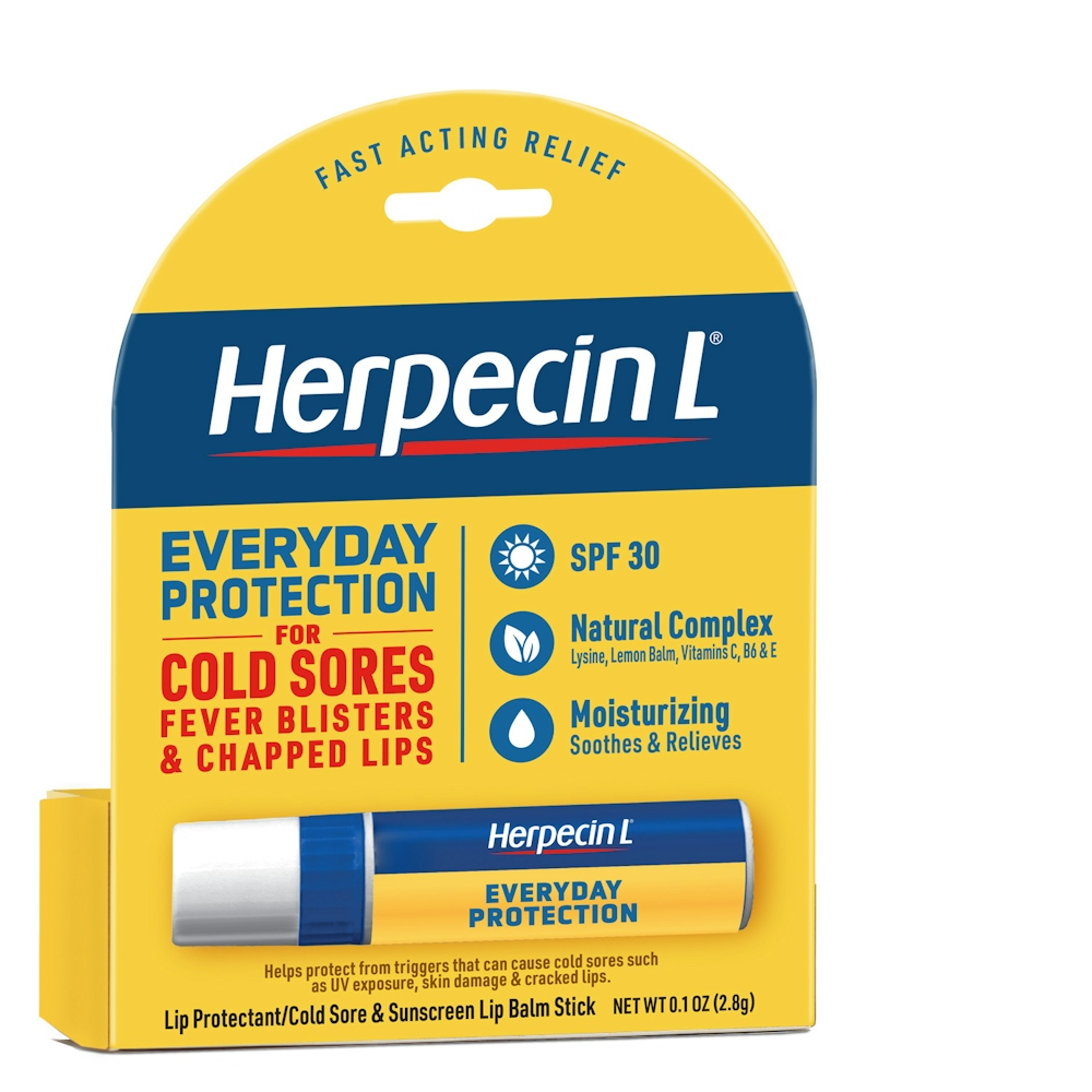 Herpecin L Cold Sore Relief, Lip Balm Stick, SPF 30 & Lysine
