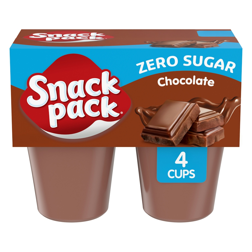 Snack Pack Pie Pudding Cups, Chocolate Sugar Free, 13 Ounce Pac