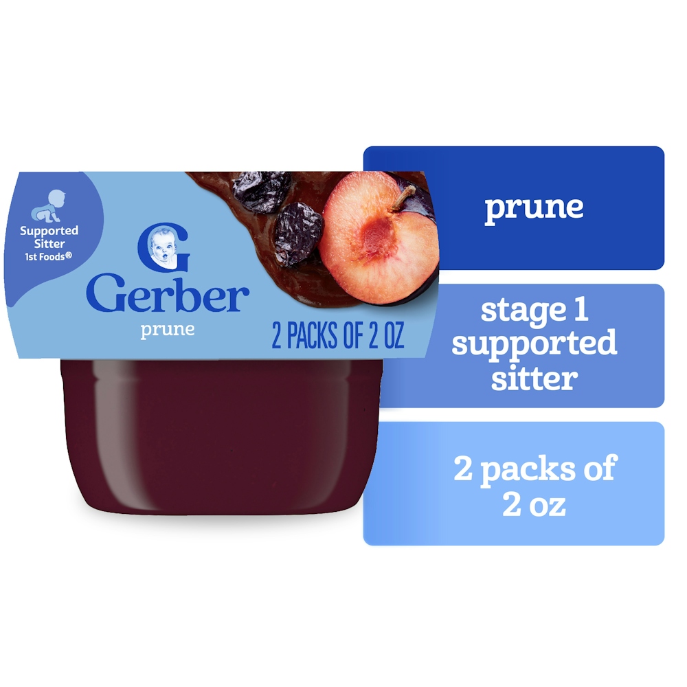 Gerber 1st Foods Natural Baby Food Prune