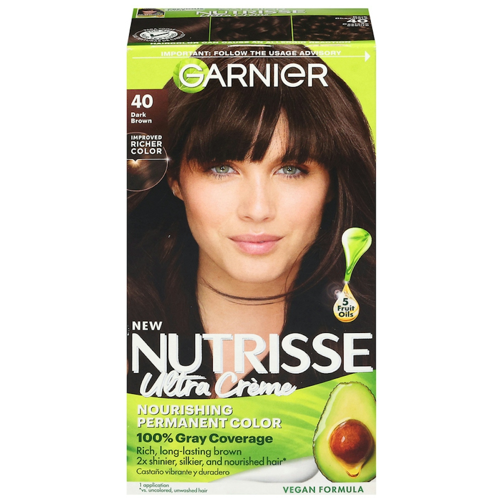 Nutrisse Garnier Nourishing Permanent Hair Color 40 Dark Brown