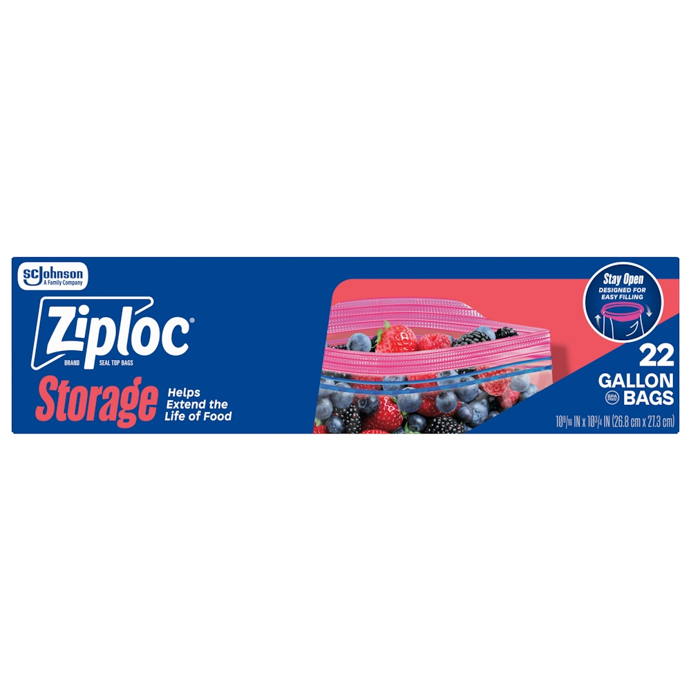 Ziploc Seal Top Bags, Storage, Gallon, Bonus Pack