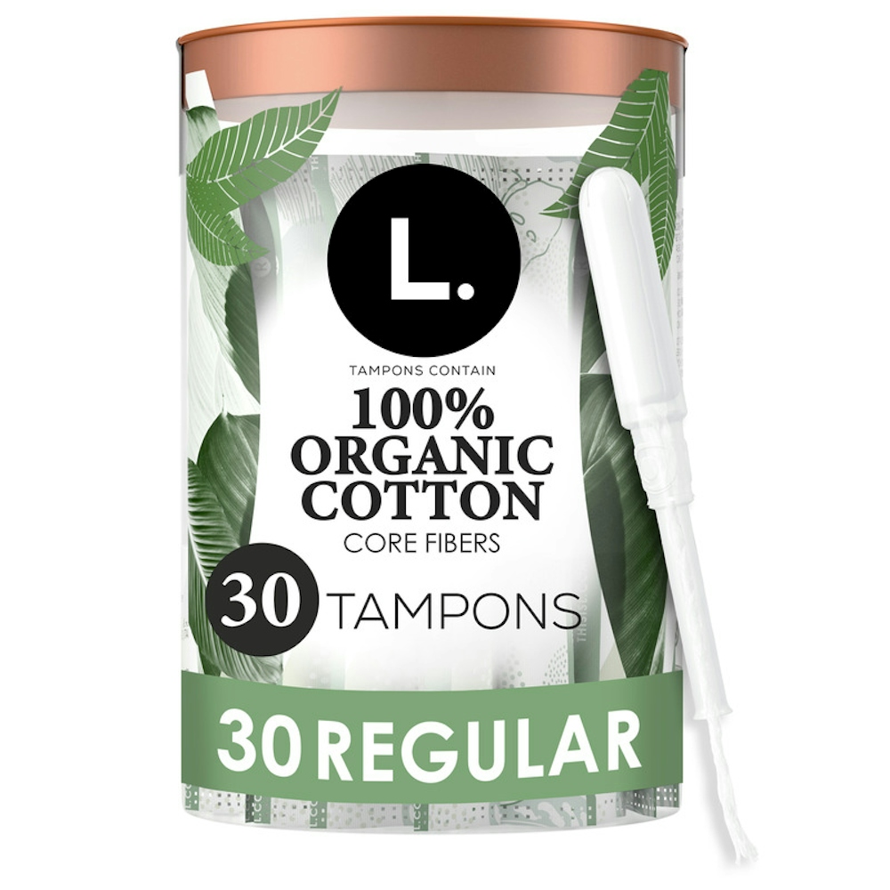 L. Organic Cotton Regular Absorbency Tampons