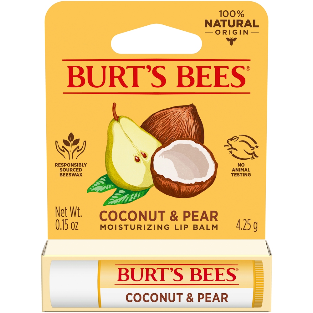 Burt's Bees Coconut And Pear Lip Balm Blister Box - 0.15oz
