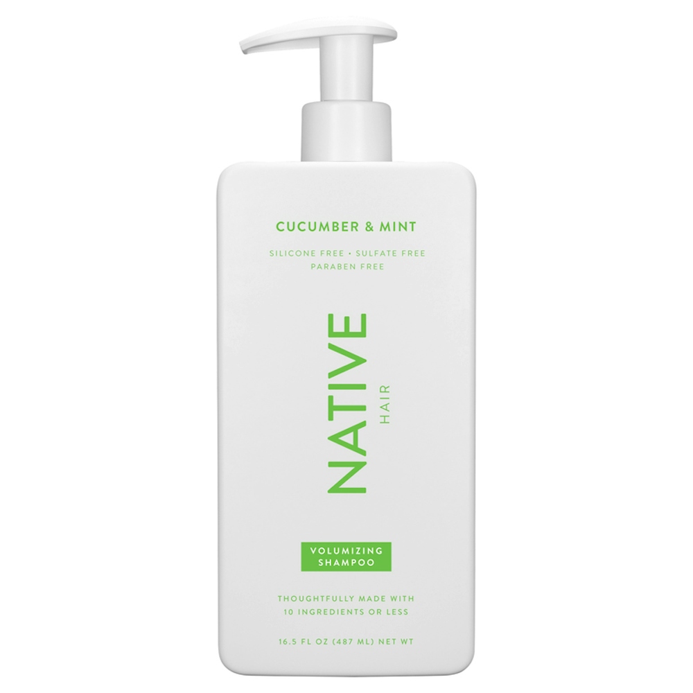 Native Shampoo, Volumizing, Cucumber & Mint 16.5 Fl Oz