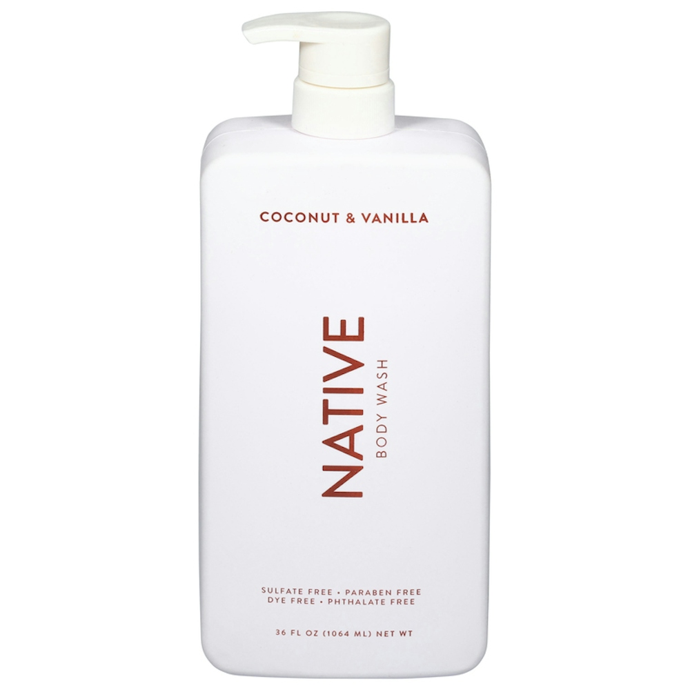Native Coconut & Vanilla Body Wash - 36 Fl Oz