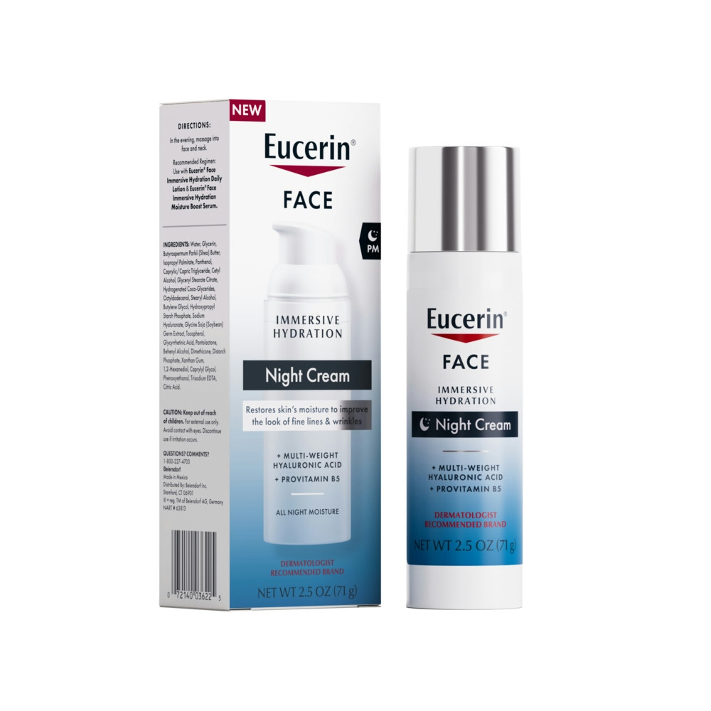 Eucerin Immersive Hydration Face Night Cream - 2.5oz