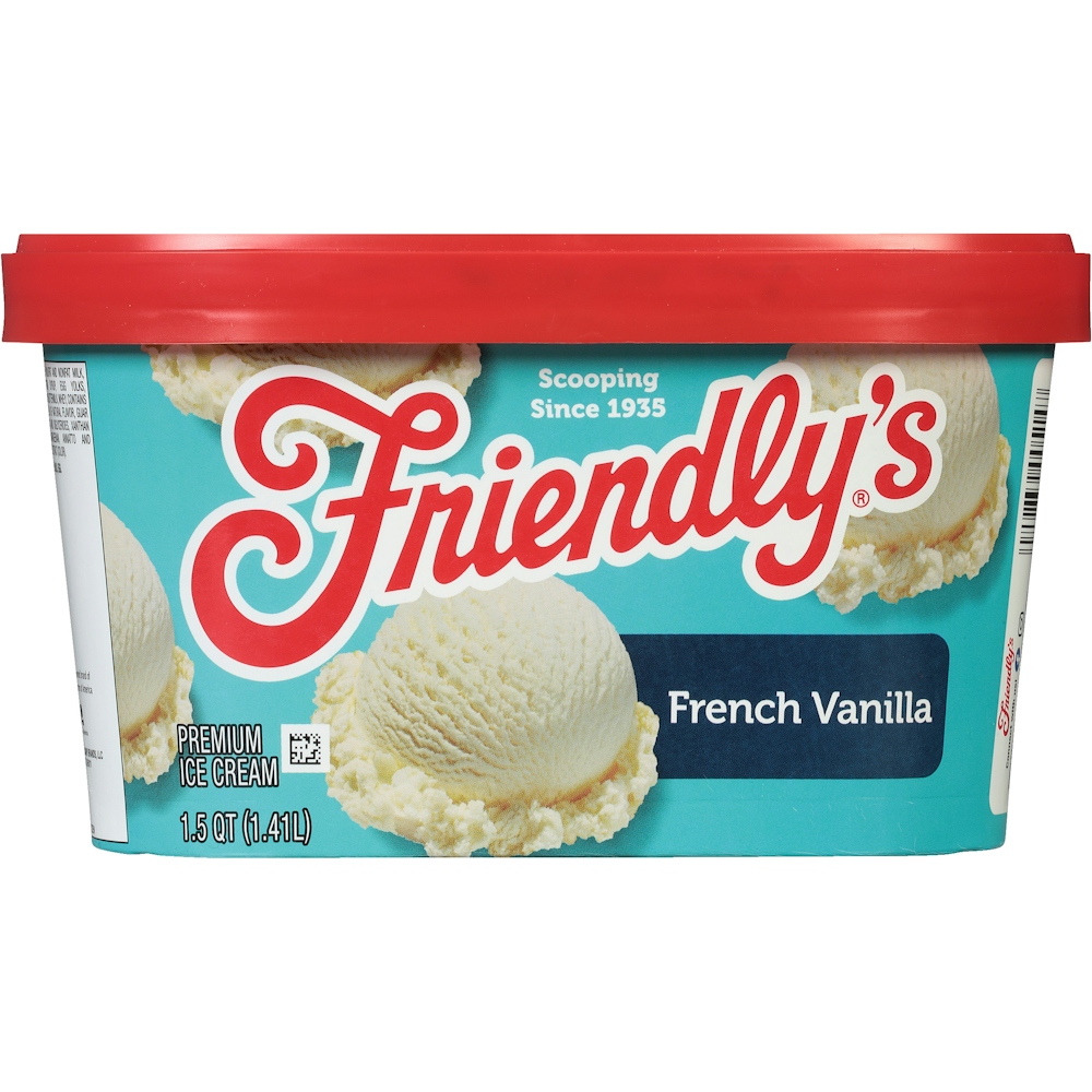 Friendly's Ice Cream, Premium, French Vanilla