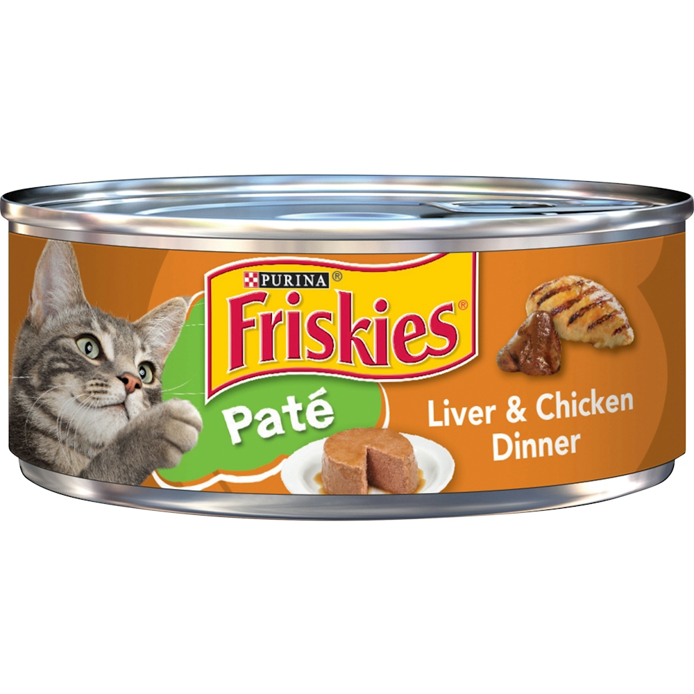 Friskies Pate Liver & Chicken Dinner Wet Cat Food 5.5 Oz Can