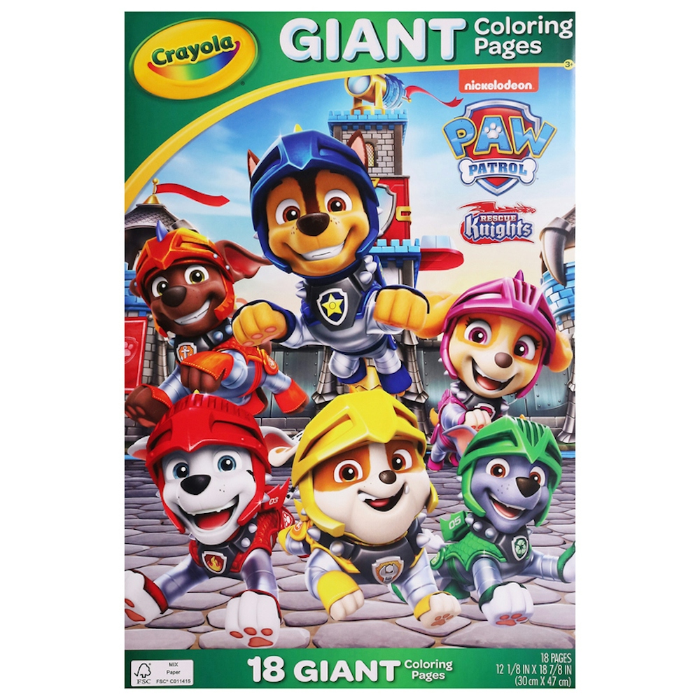 Crayola Paw Patrol Giant Coloring Pages