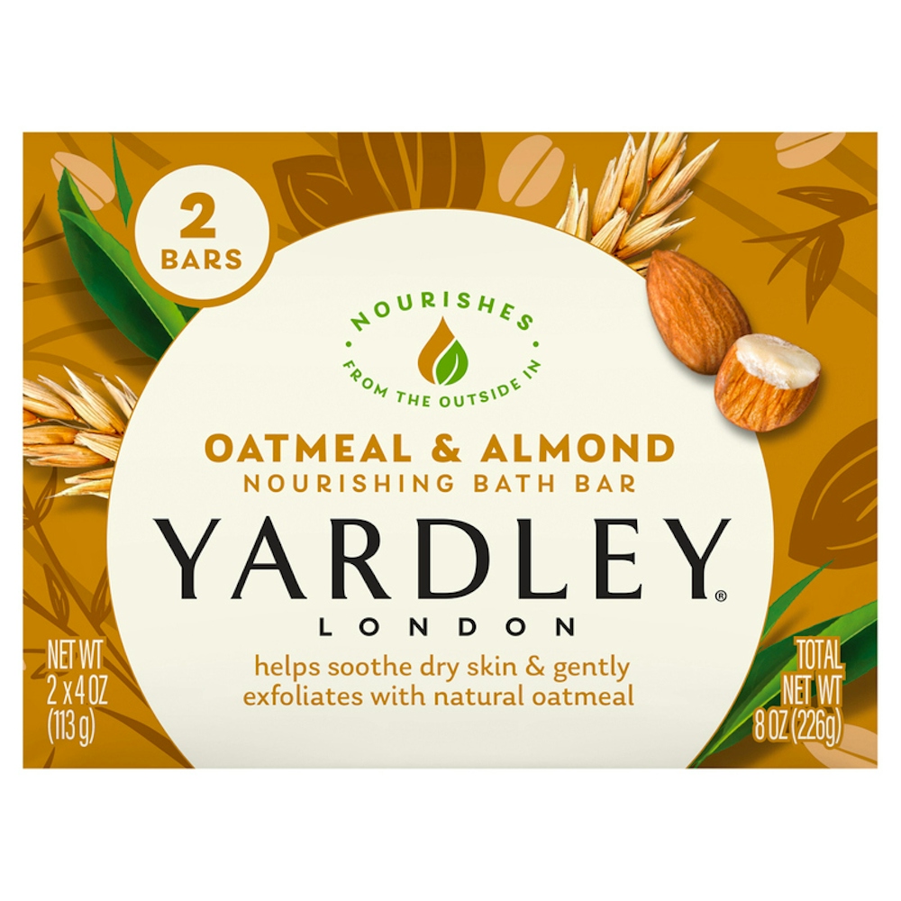 Yardley London Nourishing Bath Bar, Oatmeal & Almond