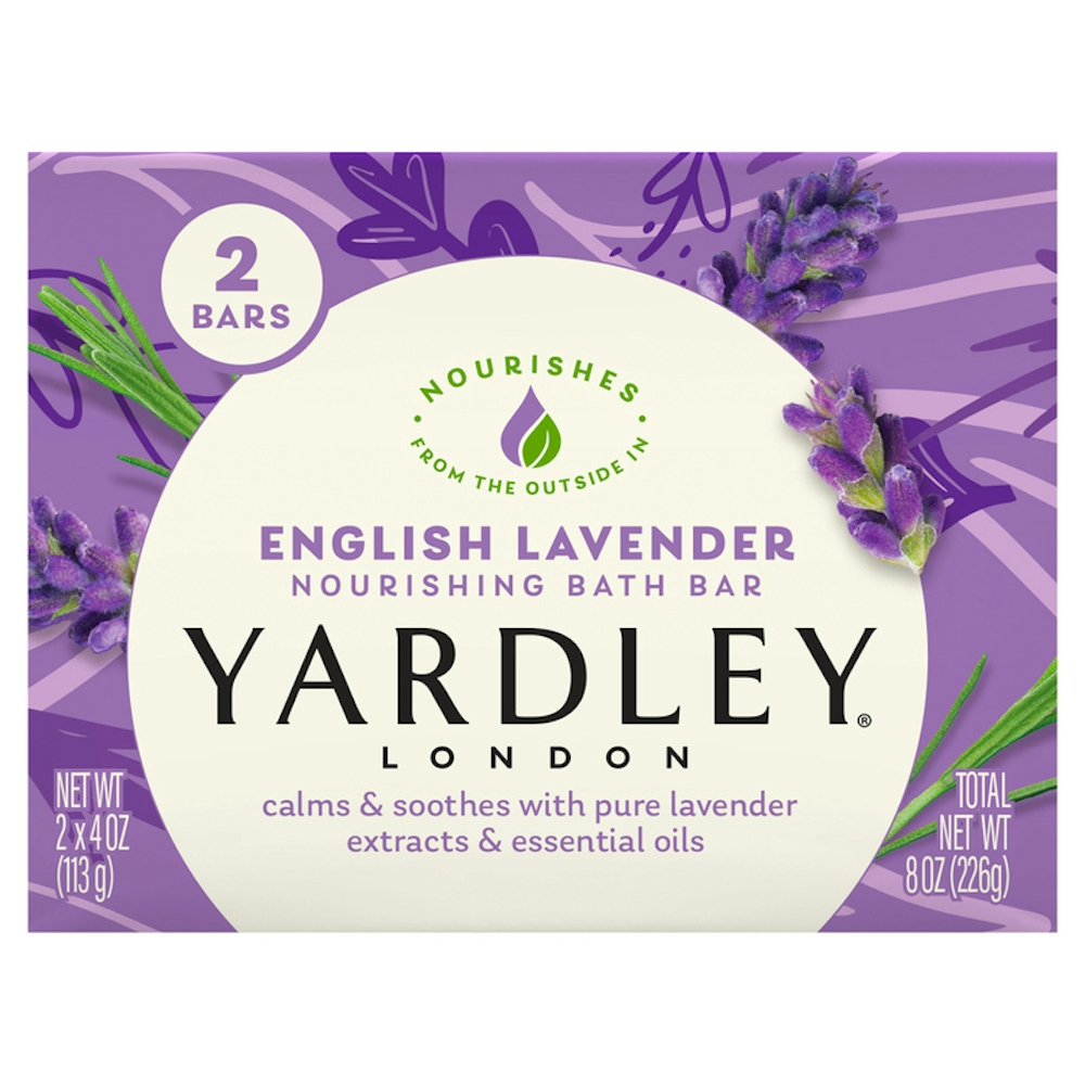 Yardley London English Lavender Bar Soap 2x4.25 Oz