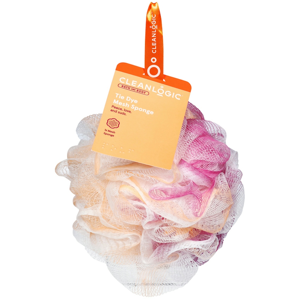 Cleanlogic Mesh Sponge, Tie Dye, Bath And Body