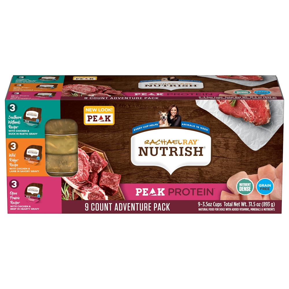 Rachael Ray Nutrish Food For Dogs, Natural, Wet, Adventure Pack