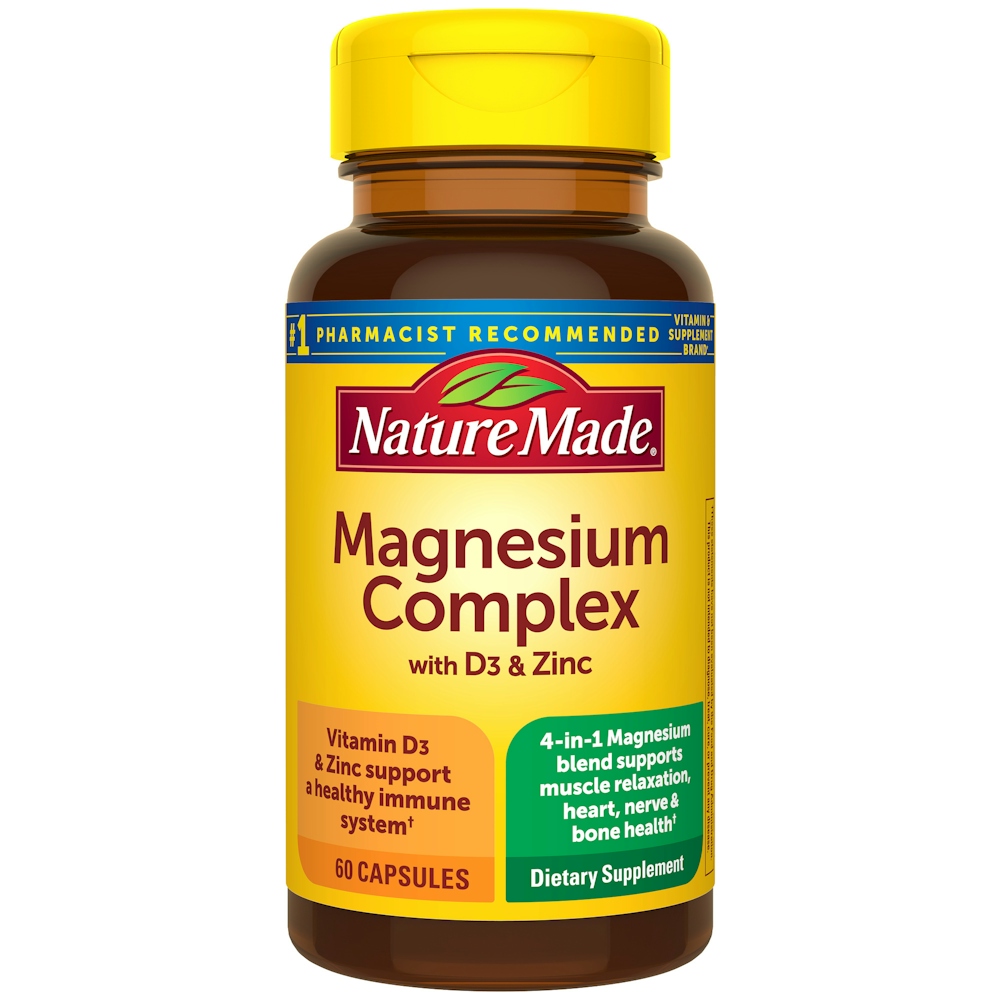 Nature Made Magnesium Complex With Vitamin D3 & Zinc Capsules