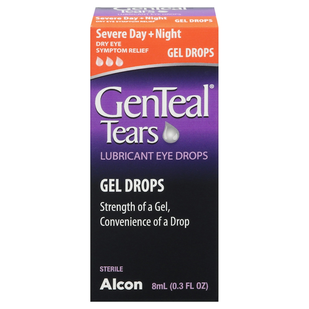 GenTeal Tears Severe Day + Night Gel Lubricant Eye Drops, 0.3 Fl Oz