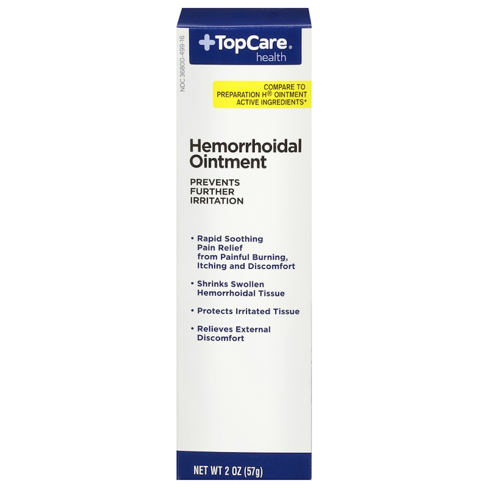 TopCare Medicated Hemorrhoidal Ointment 2 oz