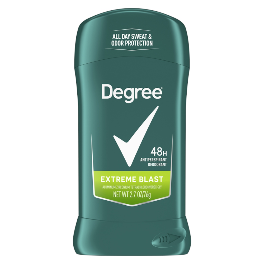 Degree Men Original Protection Extreme Blast Antiperspirant Deodorant Stick, 2.7 Ounce