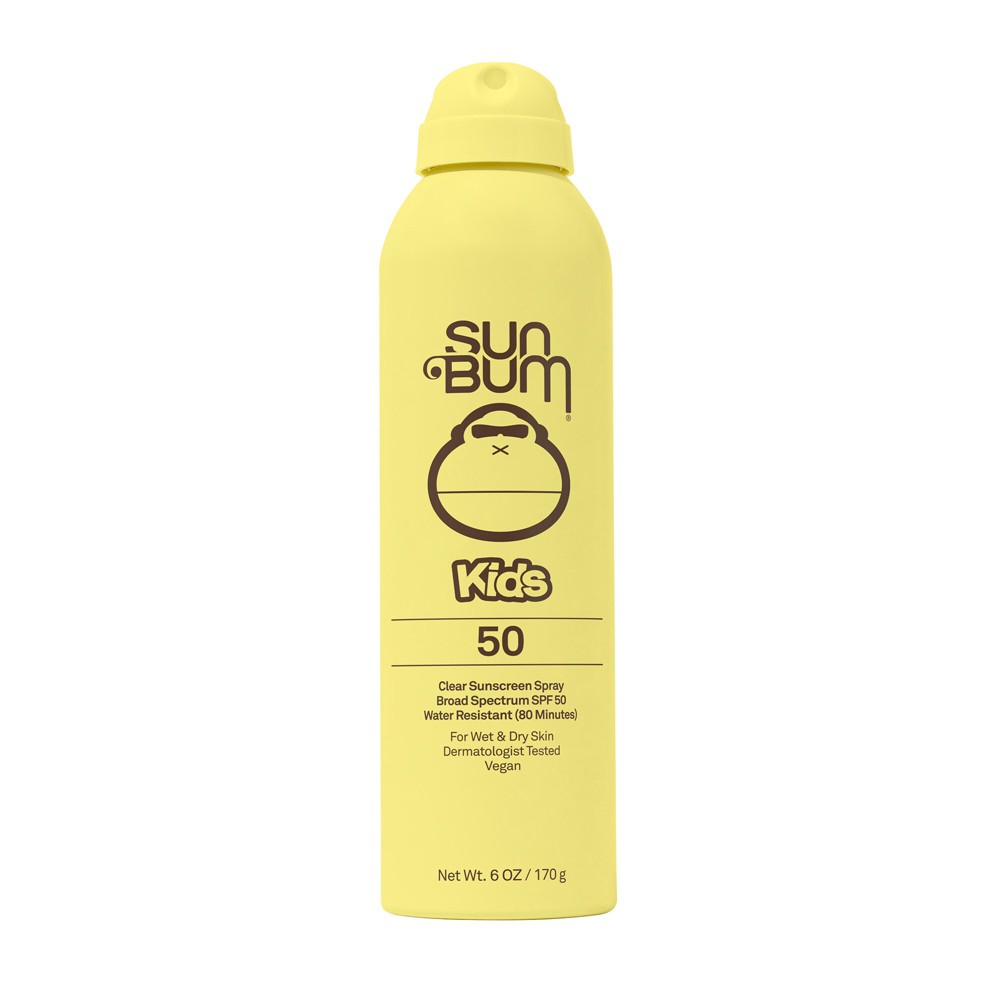 Sun Bum Kids Broad Spectrum Clear Sunscreen Spray, SPF 50