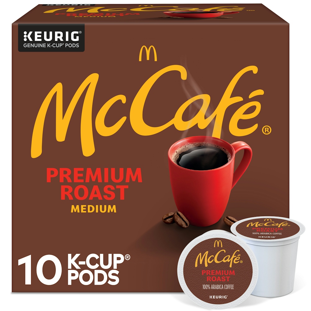 McCafe Coffee, Medium, Premium Roast, K Cup Pods