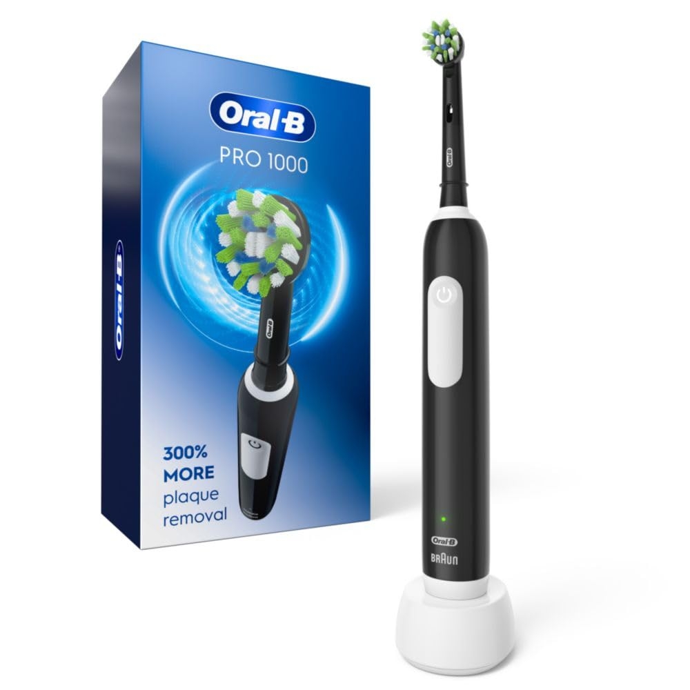 Oral-B Pro 1000 Electric Power Rechargeable Battery Toothbrush - Black
