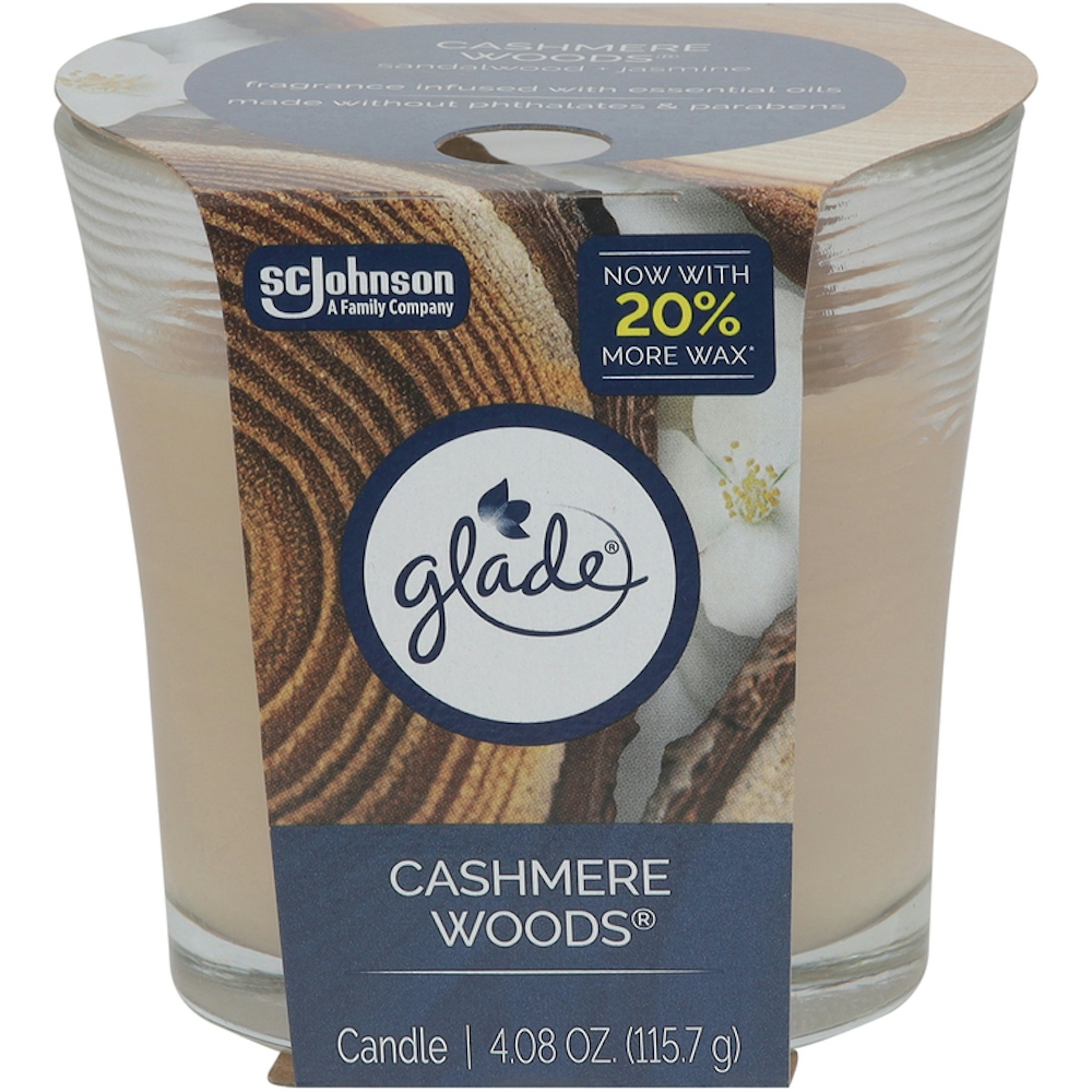 Glade Candle, Cashmere Woods