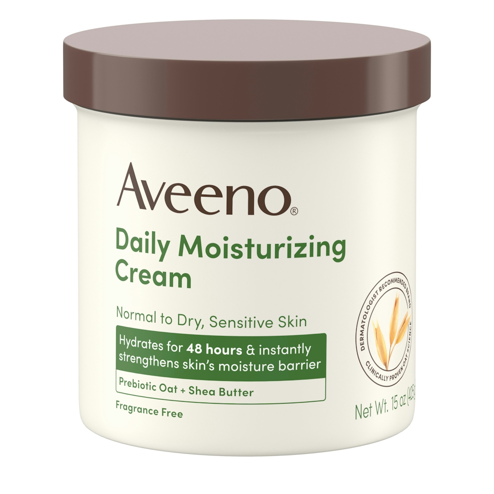 Aveeno Daily Moisturizing Cream For Normal Dry Sensitive Skin