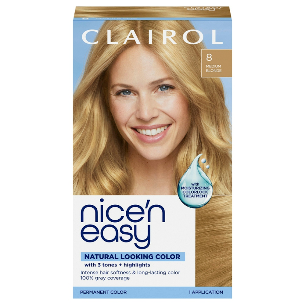 Nice’n Easy Clairol Nice 'N Permanent Hair Color - 8 Medium Blonde
