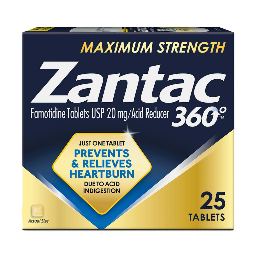 Zantac360 Zantac 360 Tablets Maximum Strength 20 Mg Acid Reducer