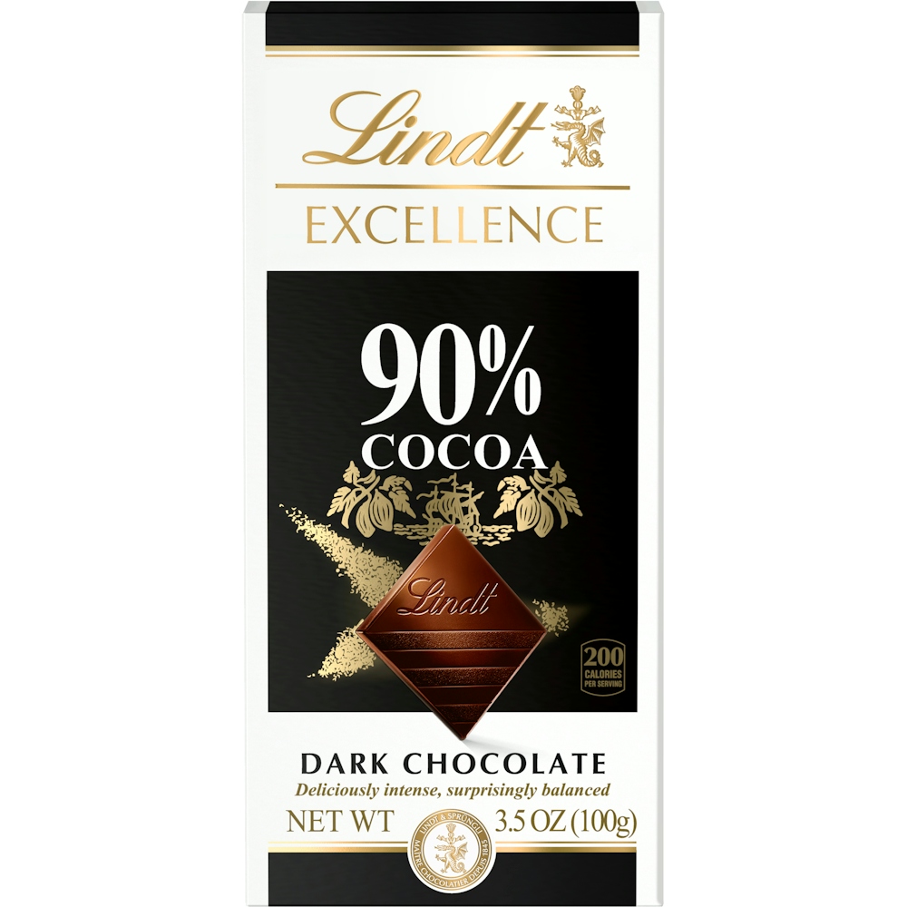 Lindt Excellence Supreme Dark Chocolate Bar 90% Cocoa