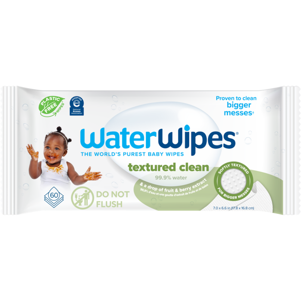 WaterWipes Textured Clean 99.9% Based Toddler & Baby