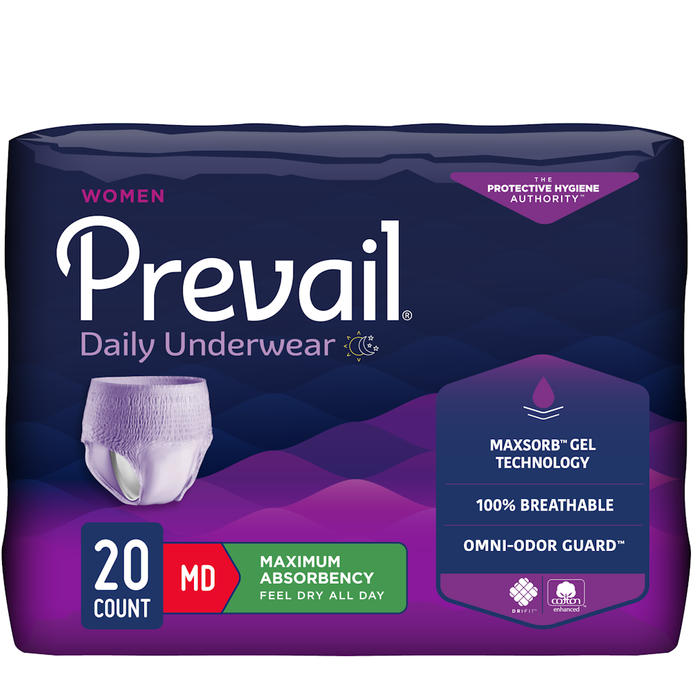 Prevail Underwear, Maximum Absorbency, Small/Medium, For Women