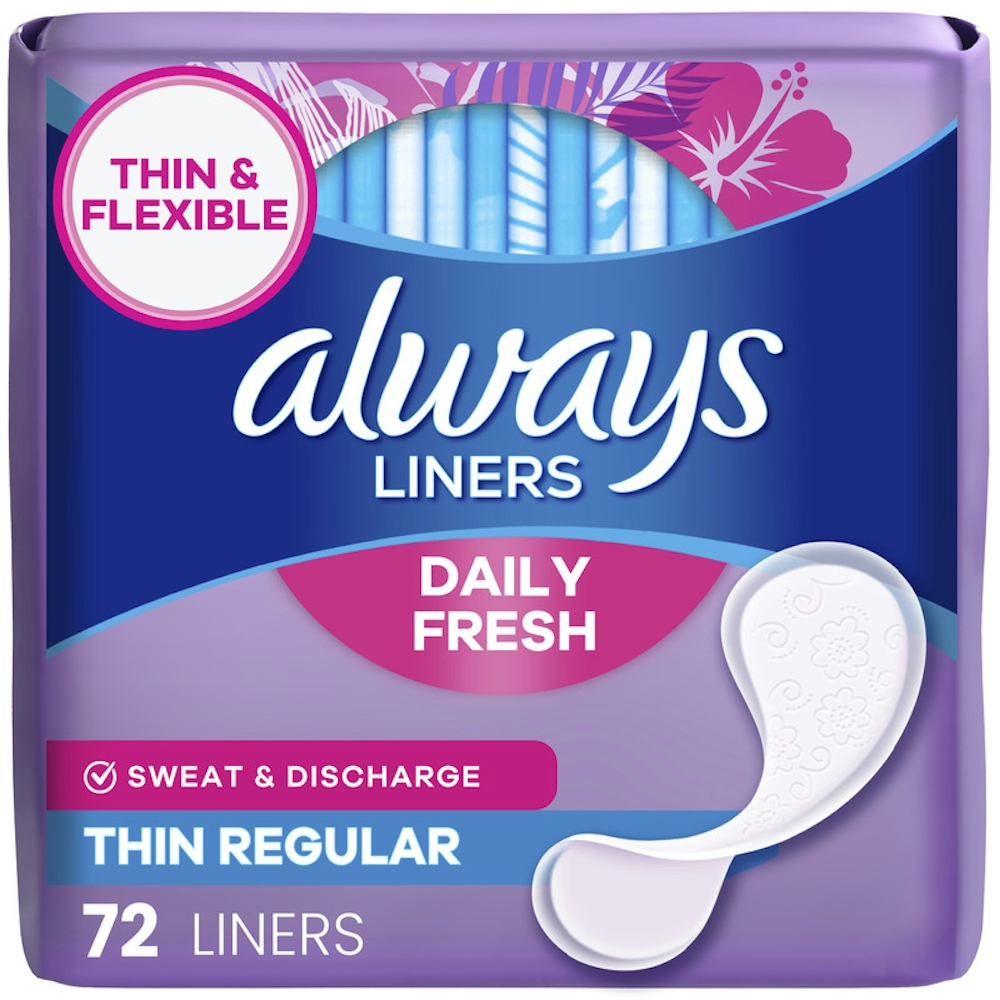 Always Thin No Feel Protection Daily Liners Regular Absorbency