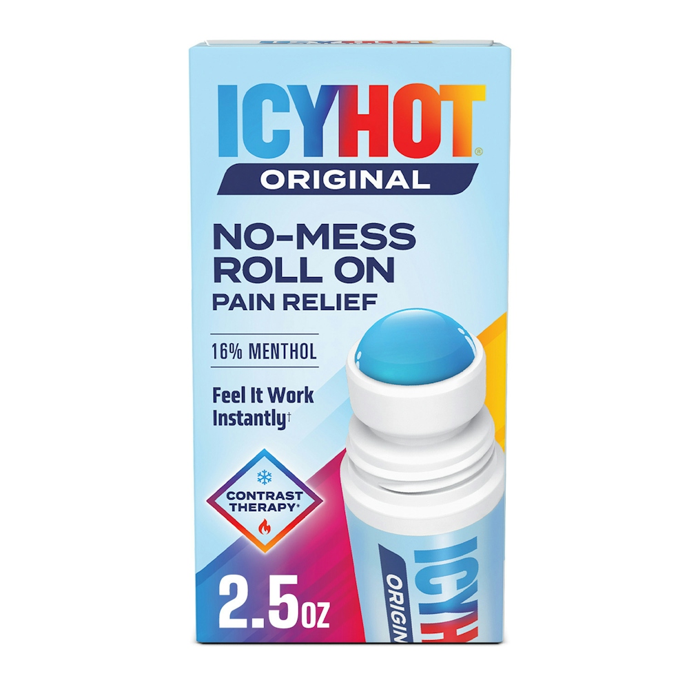 Icy Hot Original No Mess Roll On Pain Relief 2.5 Fl Oz