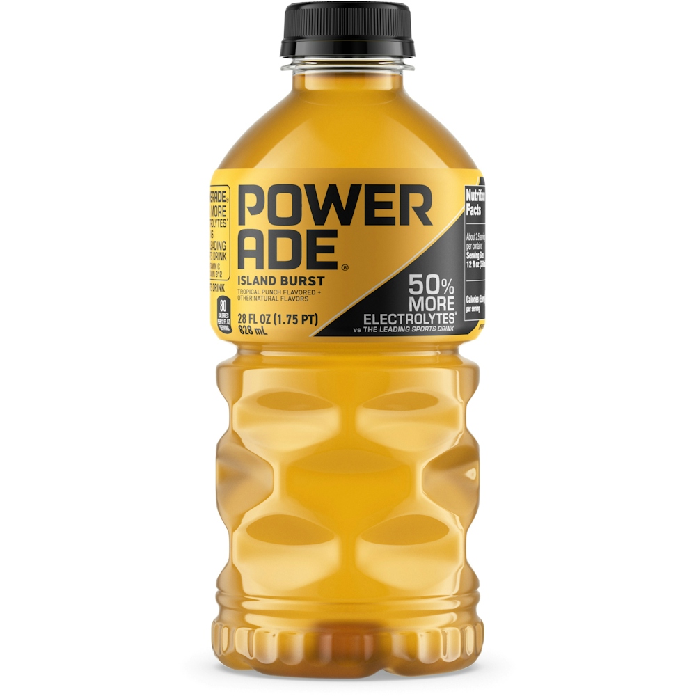 Powerade Island Burst Electrolyte Sports Drink, 28 Fl Oz Bottle