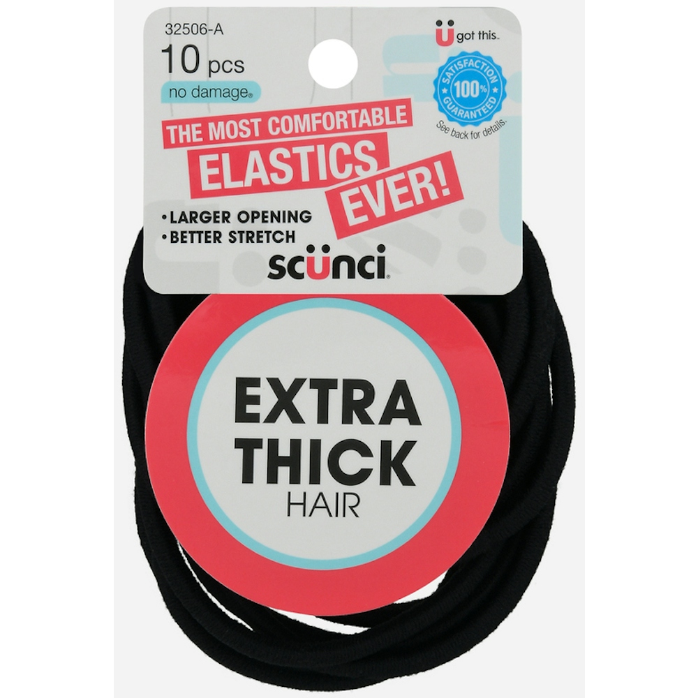 Scunci No Damage Extra Thick Hair Elastics