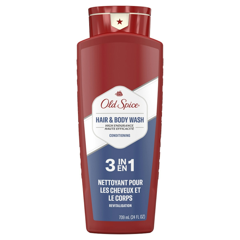 Old Spice High Endurance Hair & Body Wash Conditioner For Men, 24 Fl Oz